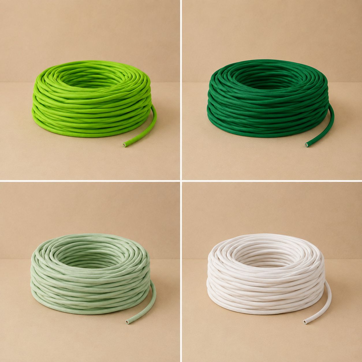 GREEN υφασματινο καλωδιο